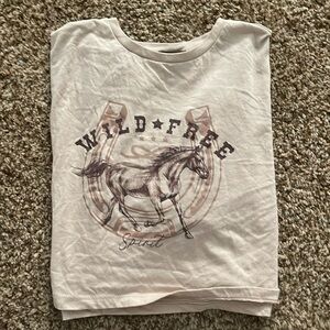 Wild and free crop top!